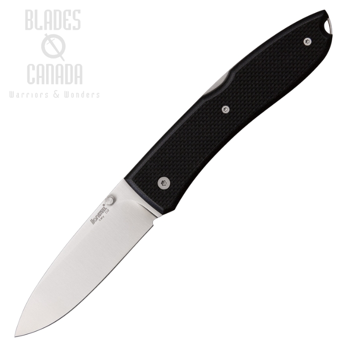 Lion Steel Big Opera Folding Knife, D2 Steel, G10 Black, 8810 BK